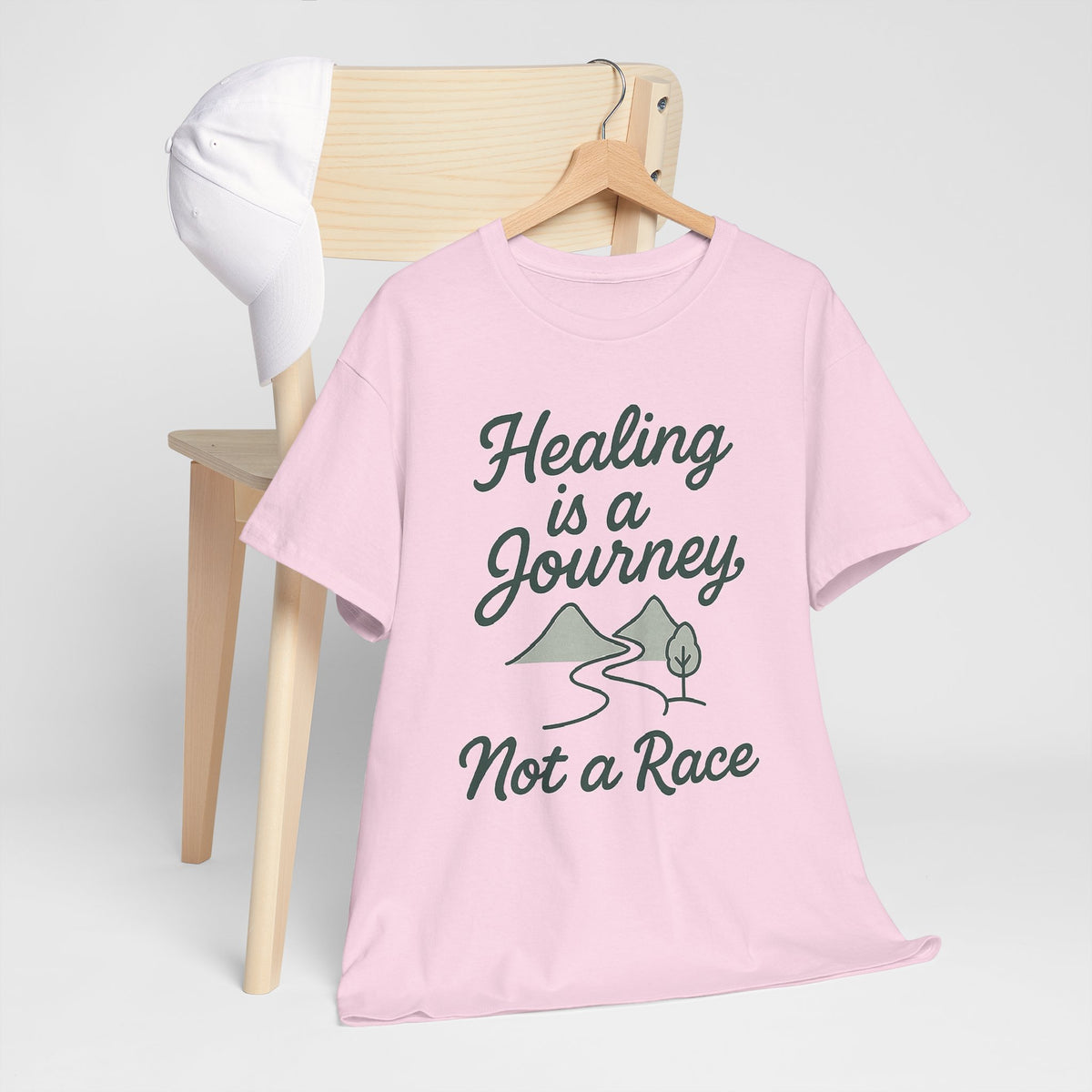 Healing is a Journey, Not a Race, Comfortable, Unisex, Inspirational T-Shirt