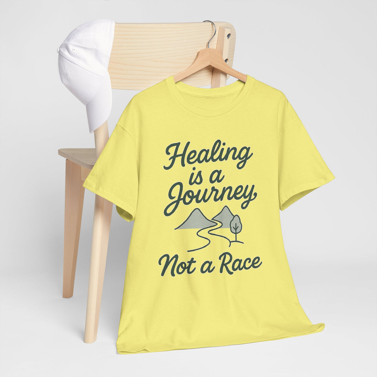 Healing is a Journey, Not a Race, Comfortable, Unisex, Inspirational T-Shirt