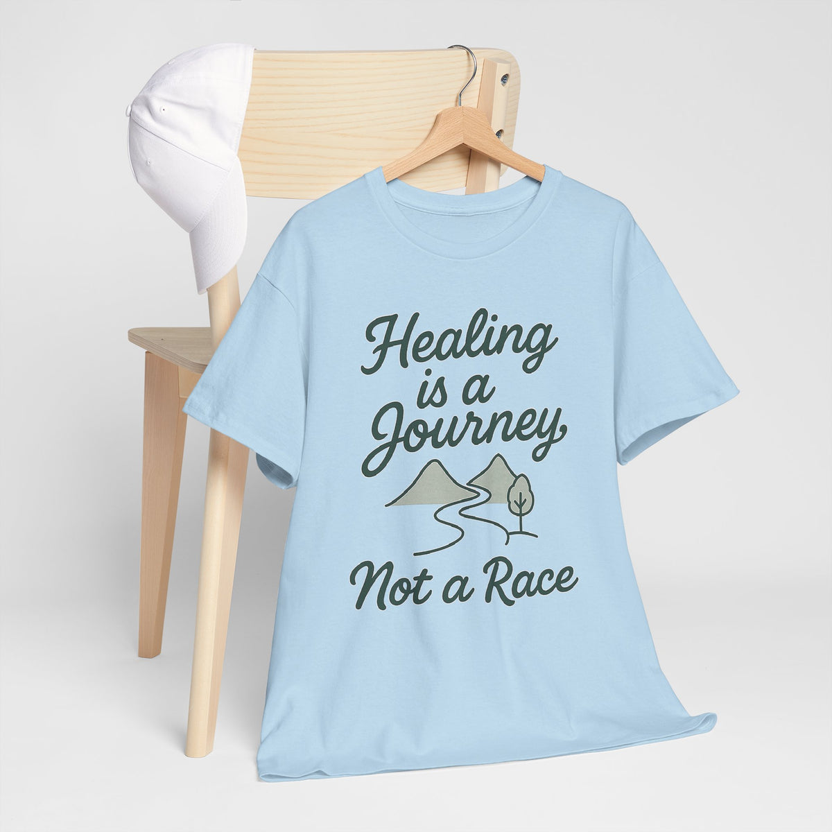 Healing is a Journey, Not a Race, Comfortable, Unisex, Inspirational T-Shirt