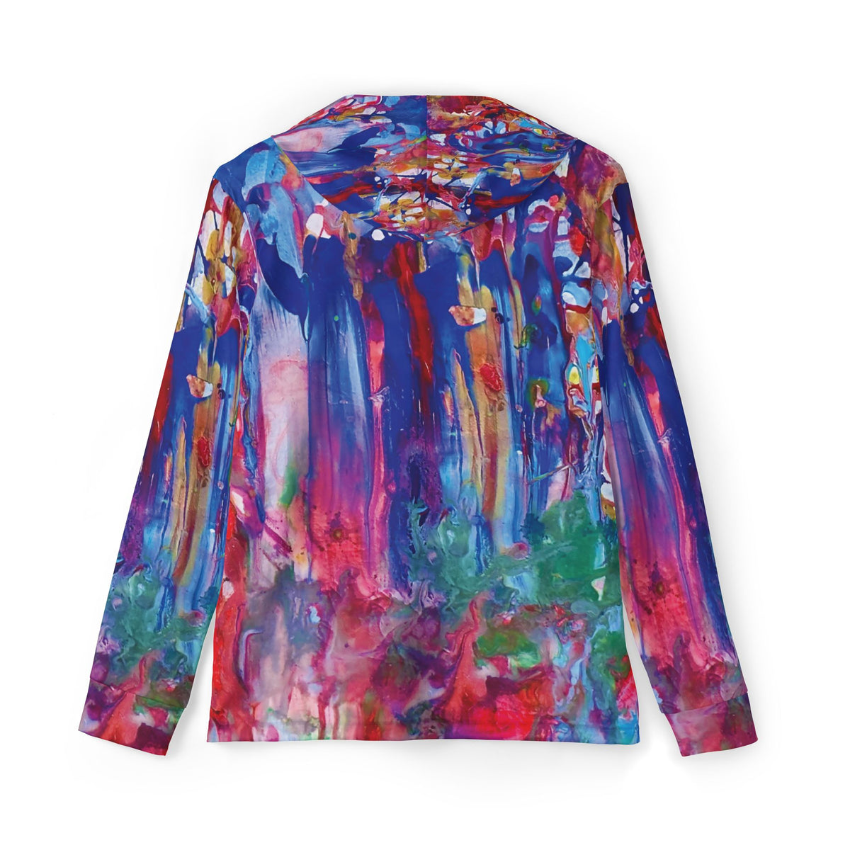 Waterfall | Men's Wearable Art Sports Warmup Hoodie by KYSCOMA