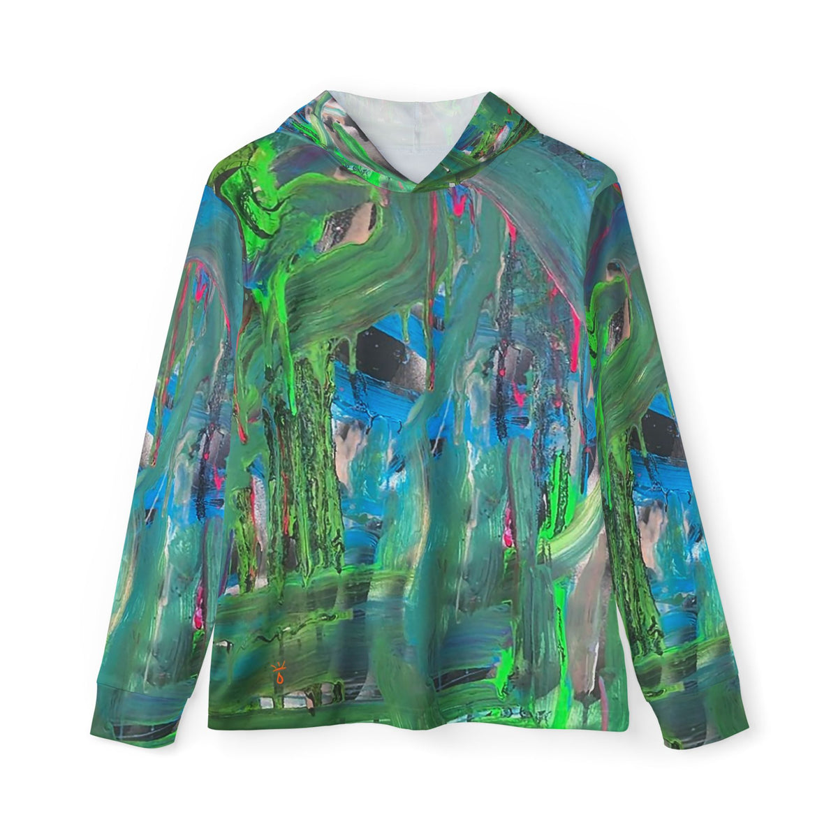 Jungle Mist | Men's Wearable Art Sports Warmup Hoodie by KYSCOMA