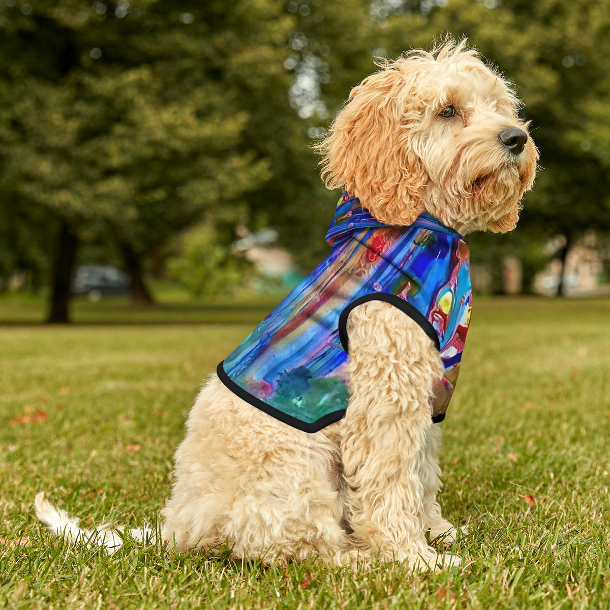 Abstract Waterfall Pet Hoodie