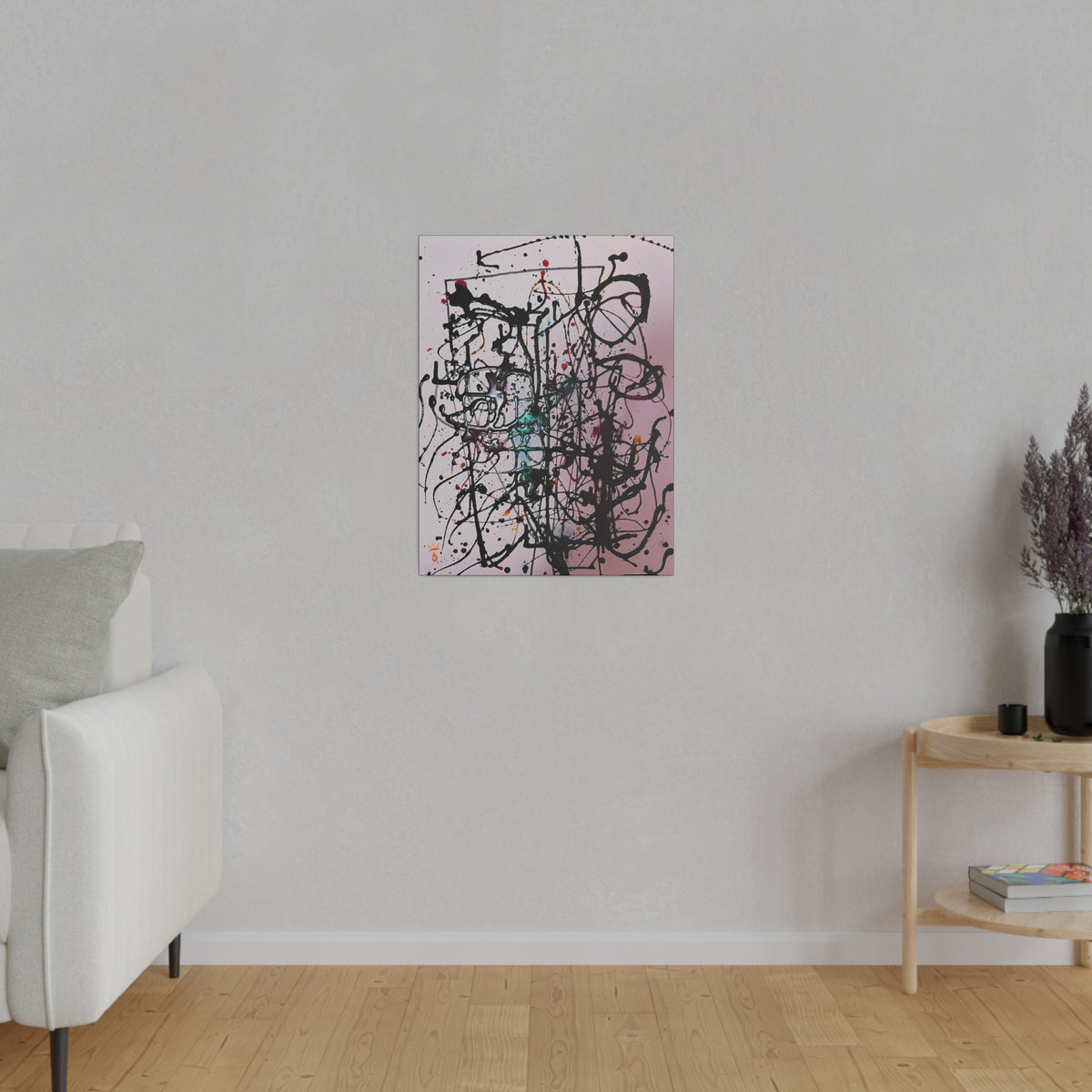 "Homage to Jackson Pollock" Limited Print Canvas, by: KYSCOMA