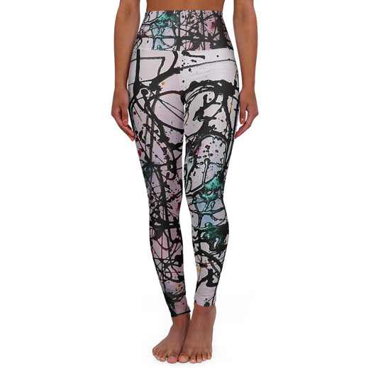 Total Homage to JP High Waisted Yoga Leggings (AOP)