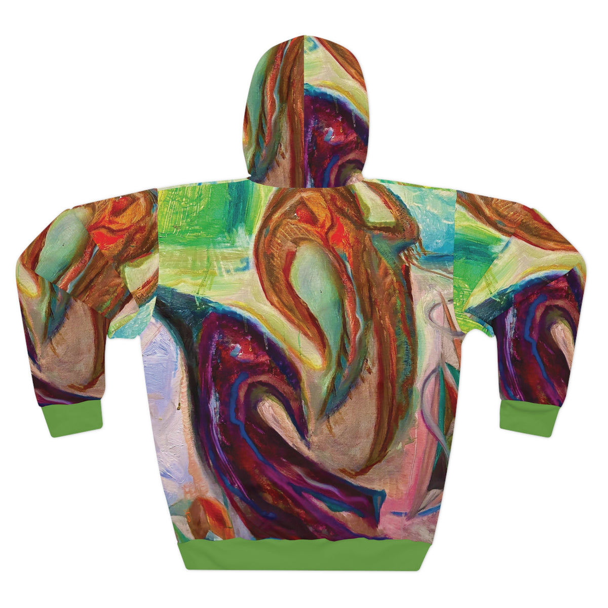 "Alien Byrds" Unisex Pullover Hoodie (AOP)