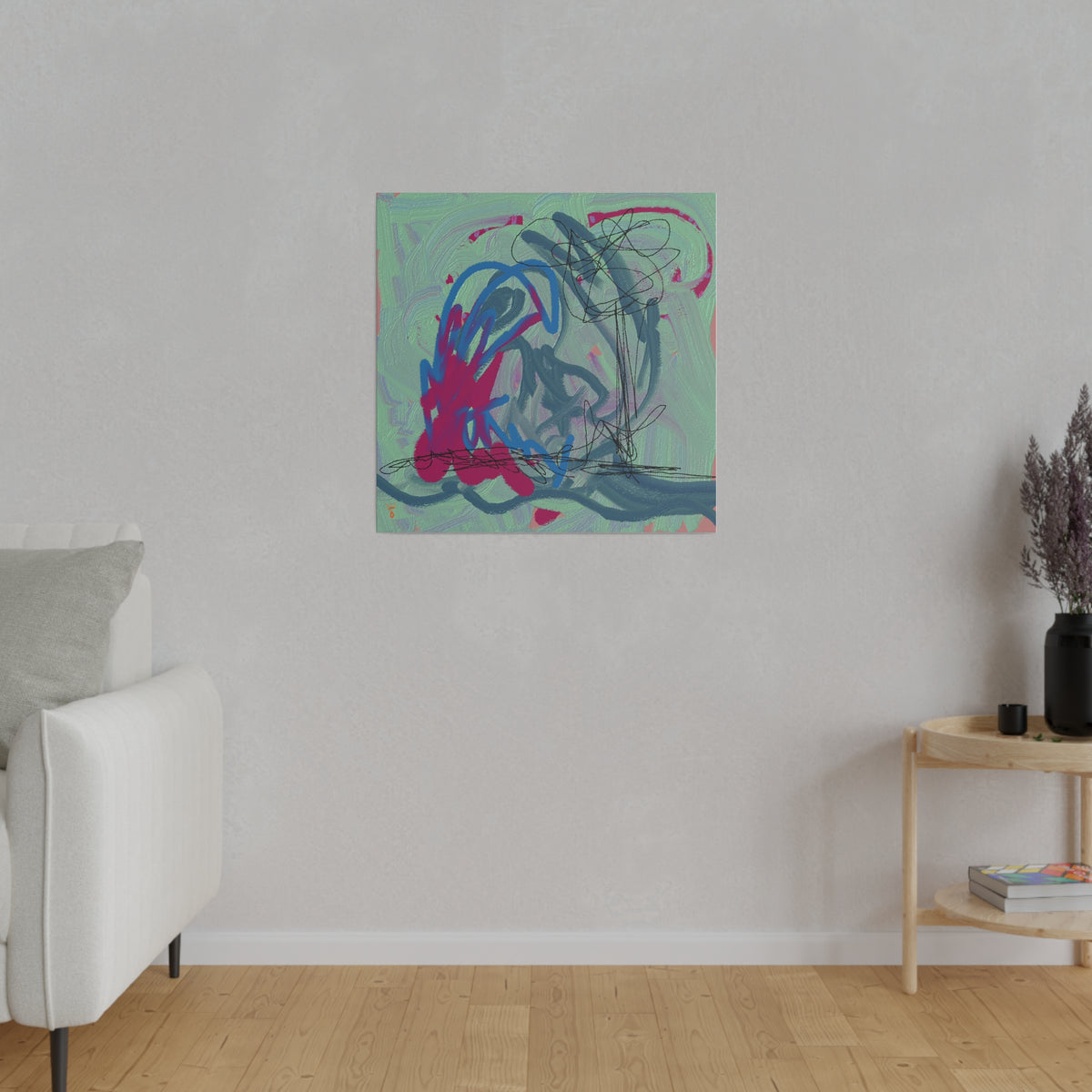 "Mint and Berry" Limited Print Canvas, by: KYSCOMA