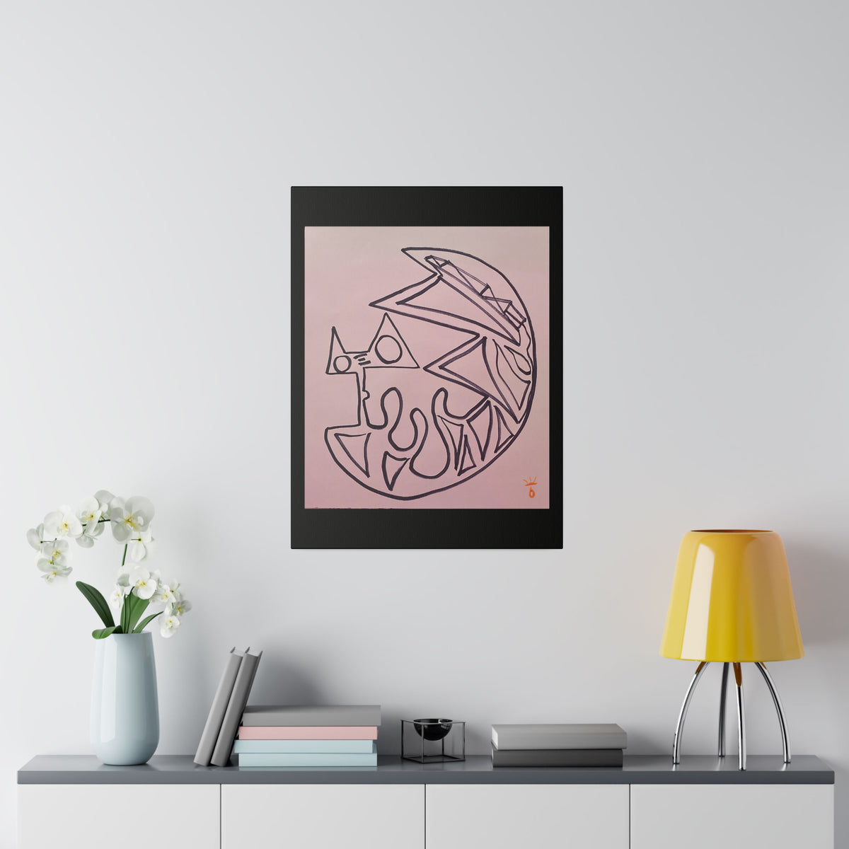 "Cat Sleeping" Limited Print Canvas, by: KYSCOMA