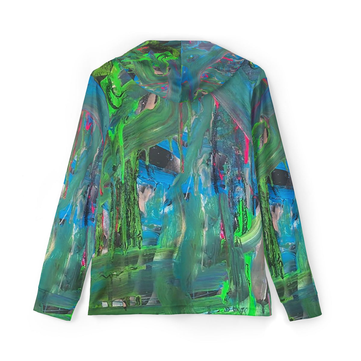 Jungle Mist | Men's Wearable Art Sports Warmup Hoodie by KYSCOMA