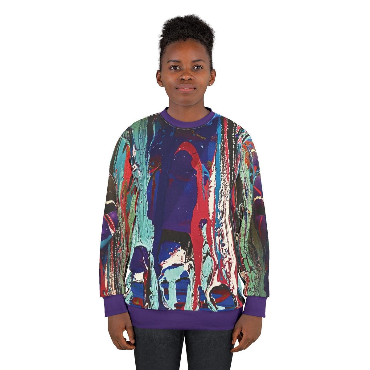 Code Purple Unisex Sweatshirt (AOP)