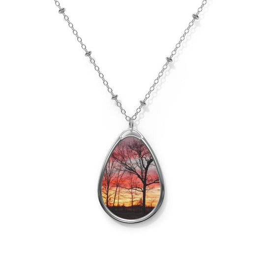 From the Morning | Oval Pendant Necklace