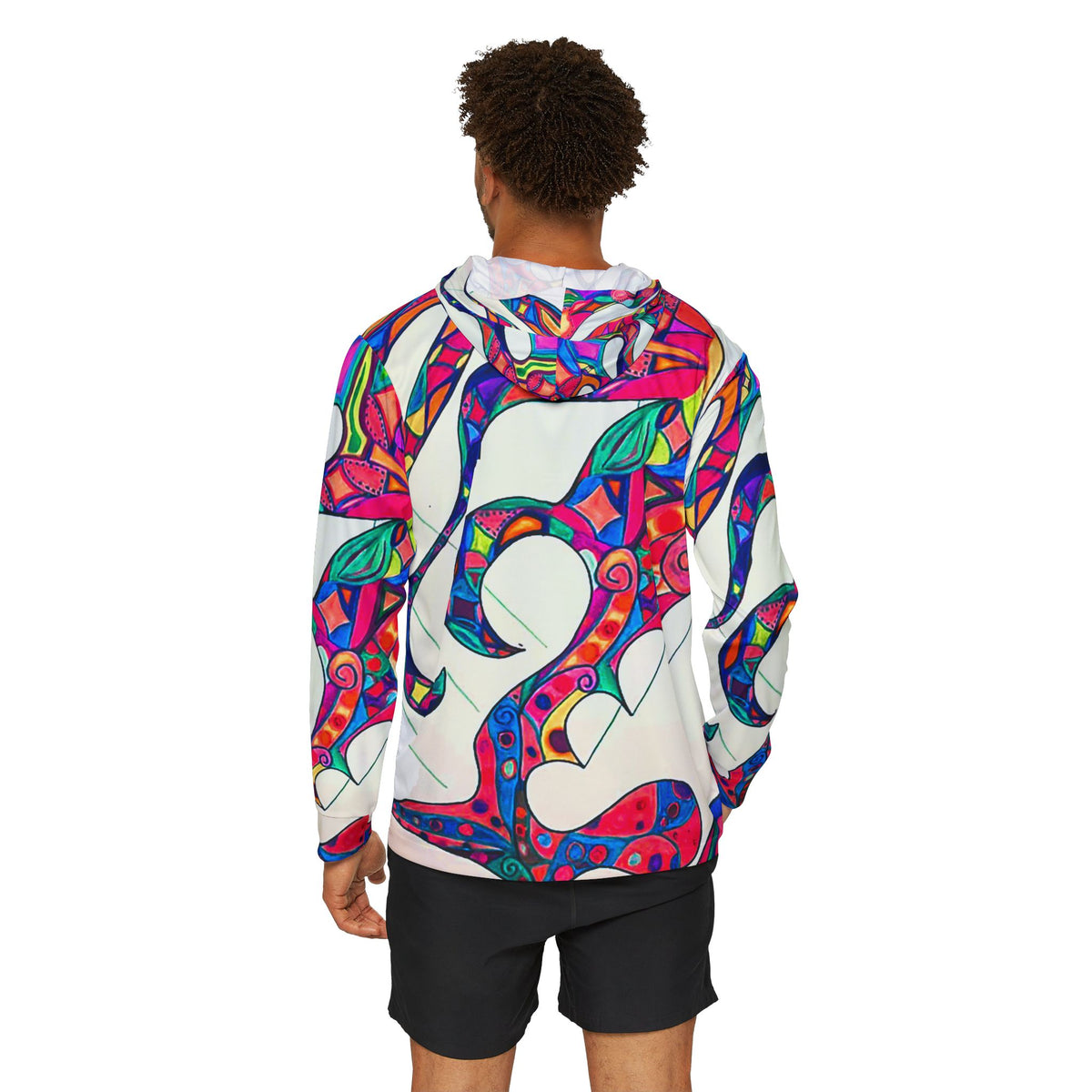 Mythical Birdz, Wearable Art Hoodie,  Design by KYSCOMA, Unisex, Comfort