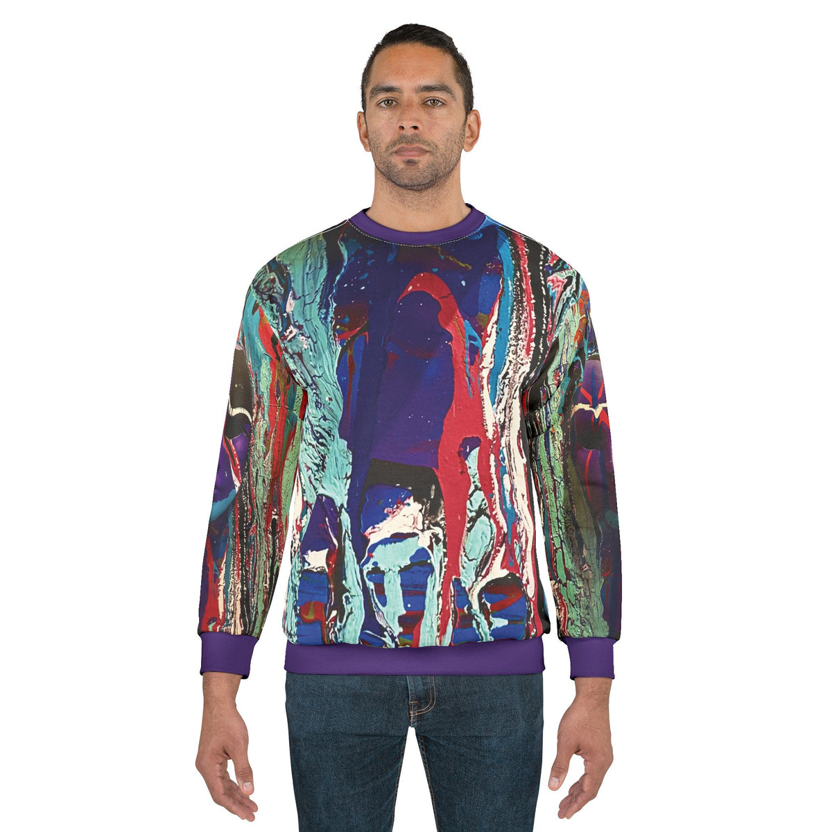 Code Purple Unisex Sweatshirt (AOP)