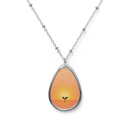 Hope | Sunrise & Sprout Pendant Necklace