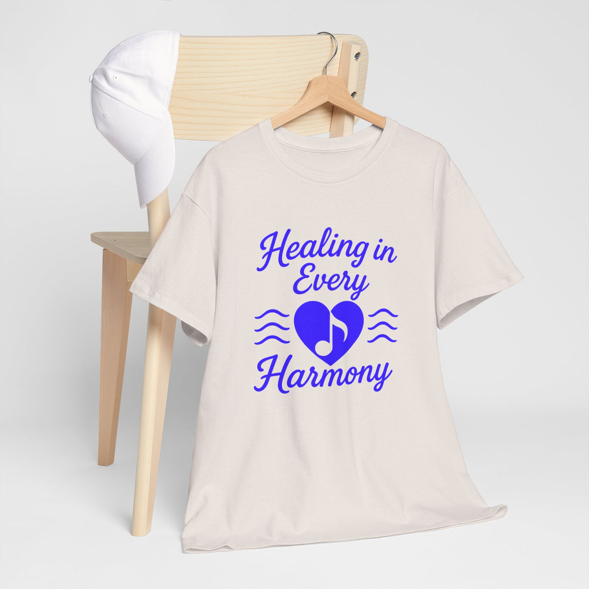 Healing in Every Harmony, Comfortable, Unisex, Heavy Cotton Tee