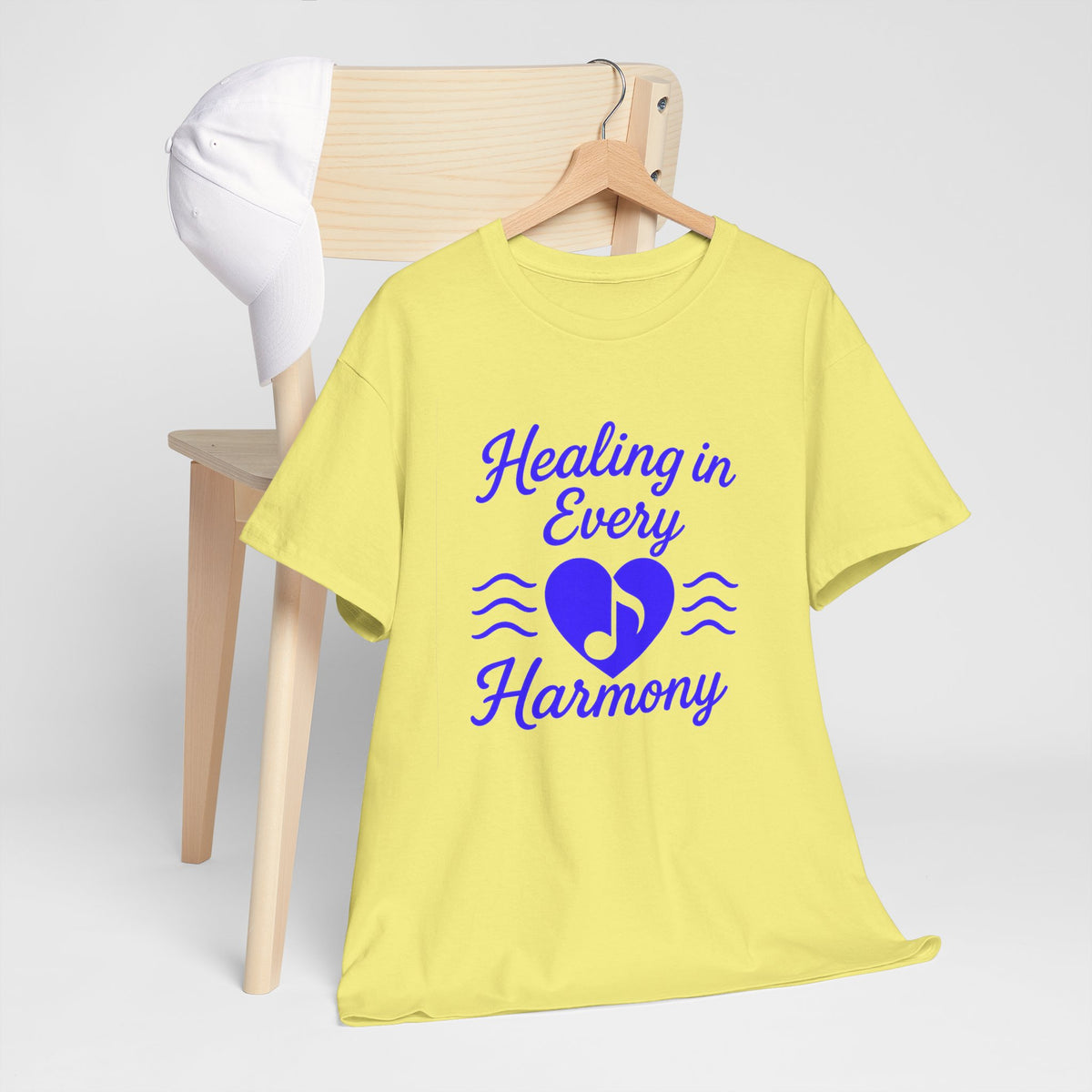 Healing in Every Harmony, Comfortable, Unisex, Heavy Cotton Tee