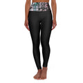 Homage to JP Black High Waisted Yoga Leggings (AOP)