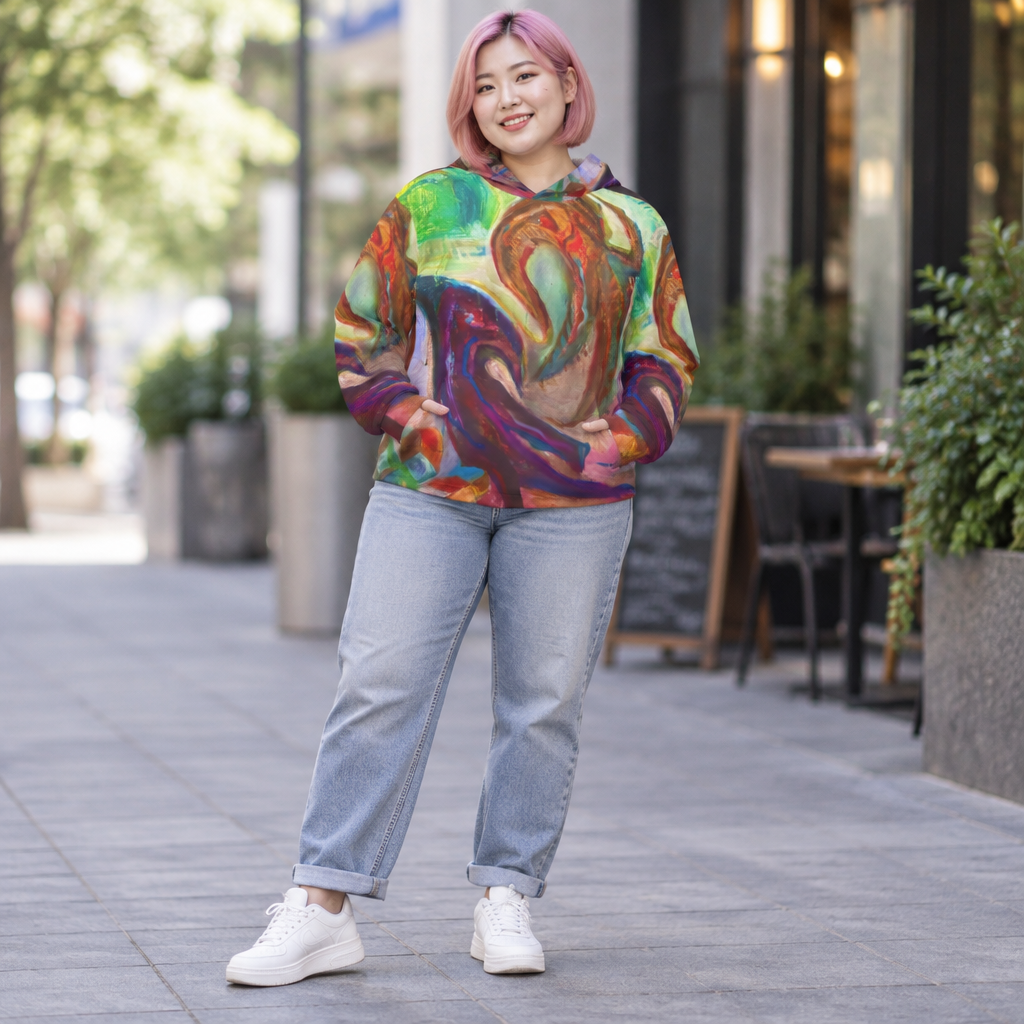 Alien Birdz | Men's Wearable Art Sports Warmup Hoodie