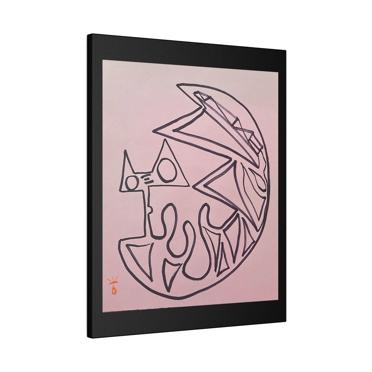 "Cat Sleeping" Limited Print Canvas, by: KYSCOMA