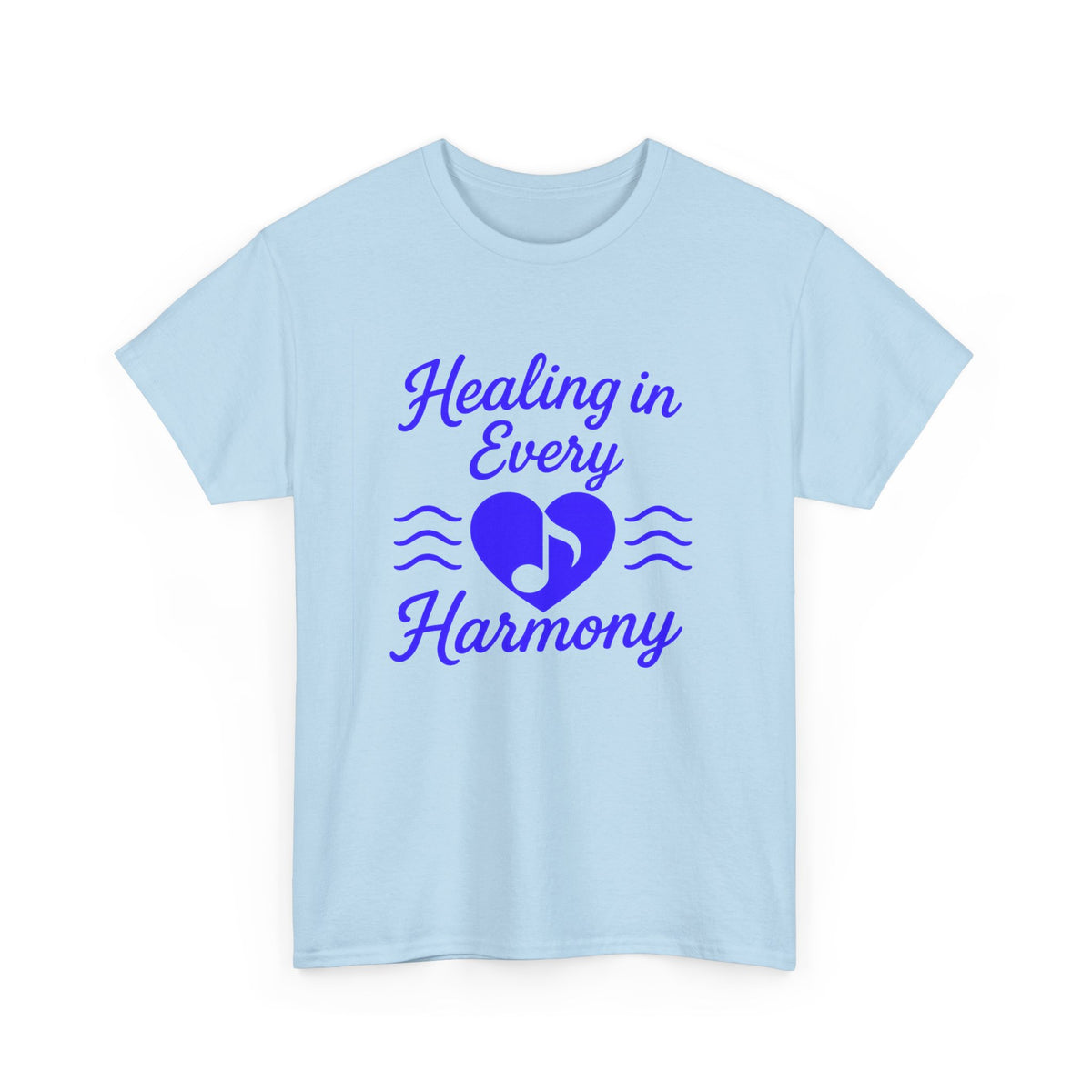 Healing in Every Harmony, Comfortable, Unisex, Heavy Cotton Tee