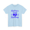 Healing in Every Harmony, Comfortable, Unisex, Heavy Cotton Tee