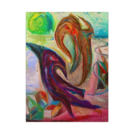 "Alien Byrdz" Limited Print Canvas, by: KYSCOMA