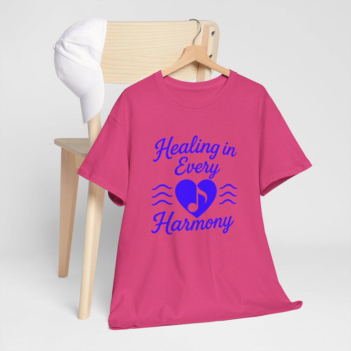 Healing in Every Harmony, Comfortable, Unisex, Heavy Cotton Tee
