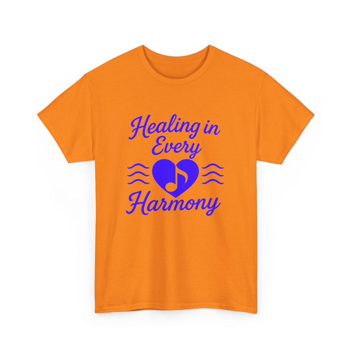 Healing in Every Harmony, Comfortable, Unisex, Heavy Cotton Tee