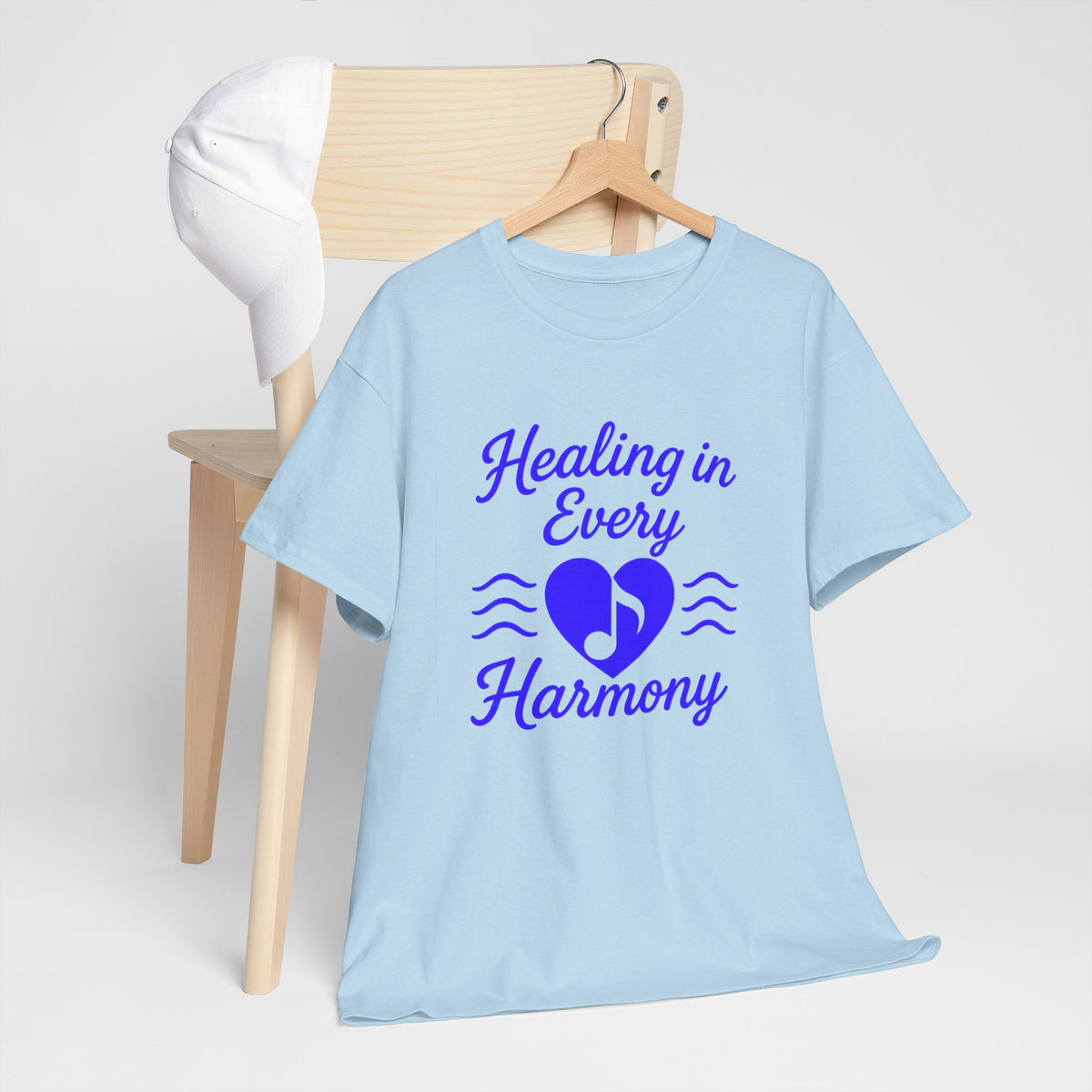 Healing in Every Harmony, Comfortable, Unisex, Heavy Cotton Tee