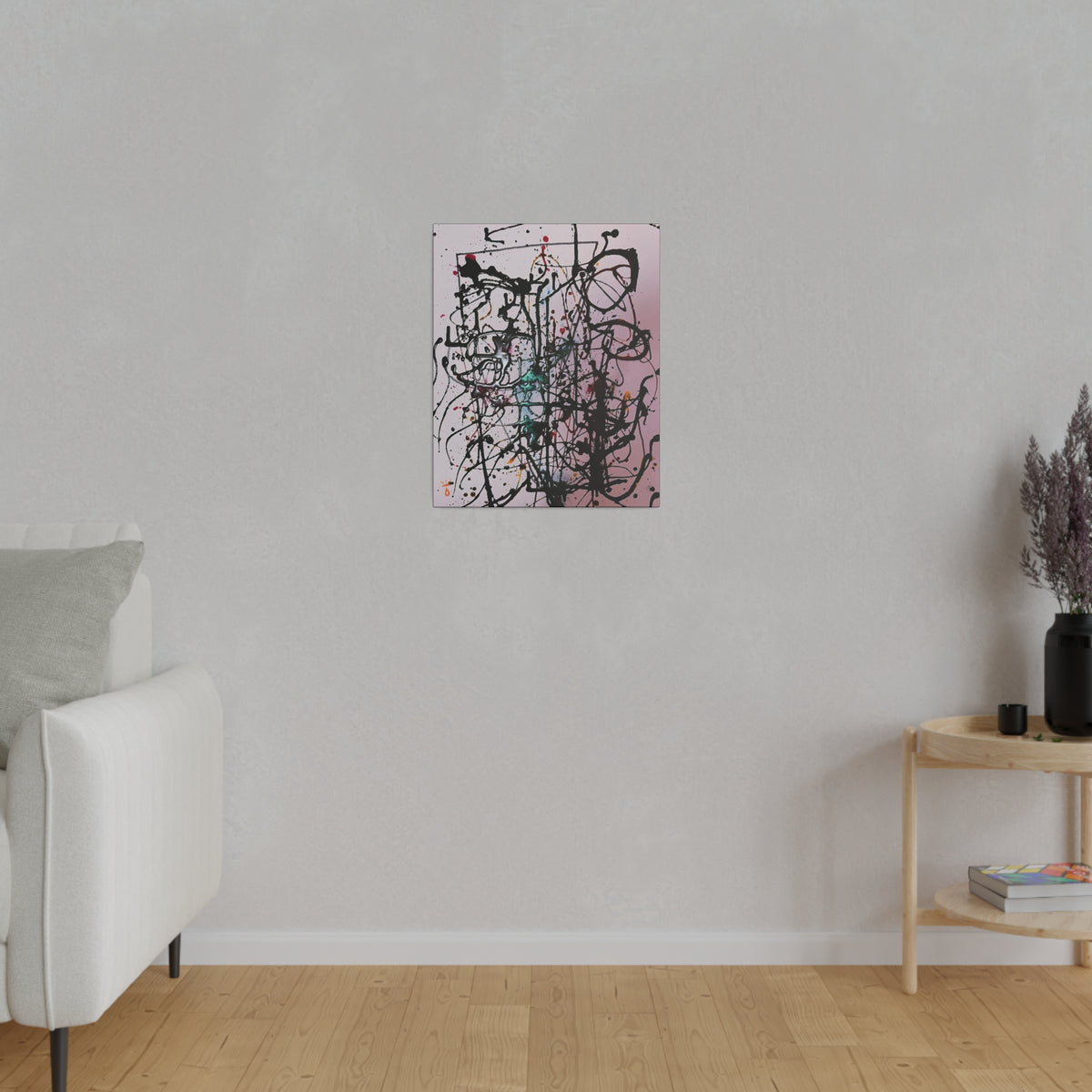 "Homage to Jackson Pollock" Limited Print Canvas, by: KYSCOMA