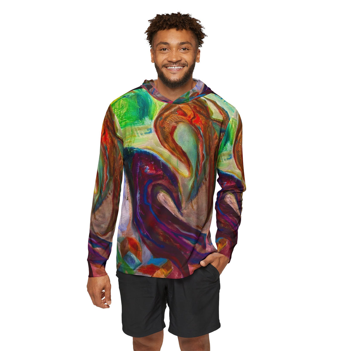 Alien Birdz | Men's Wearable Art Sports Warmup Hoodie