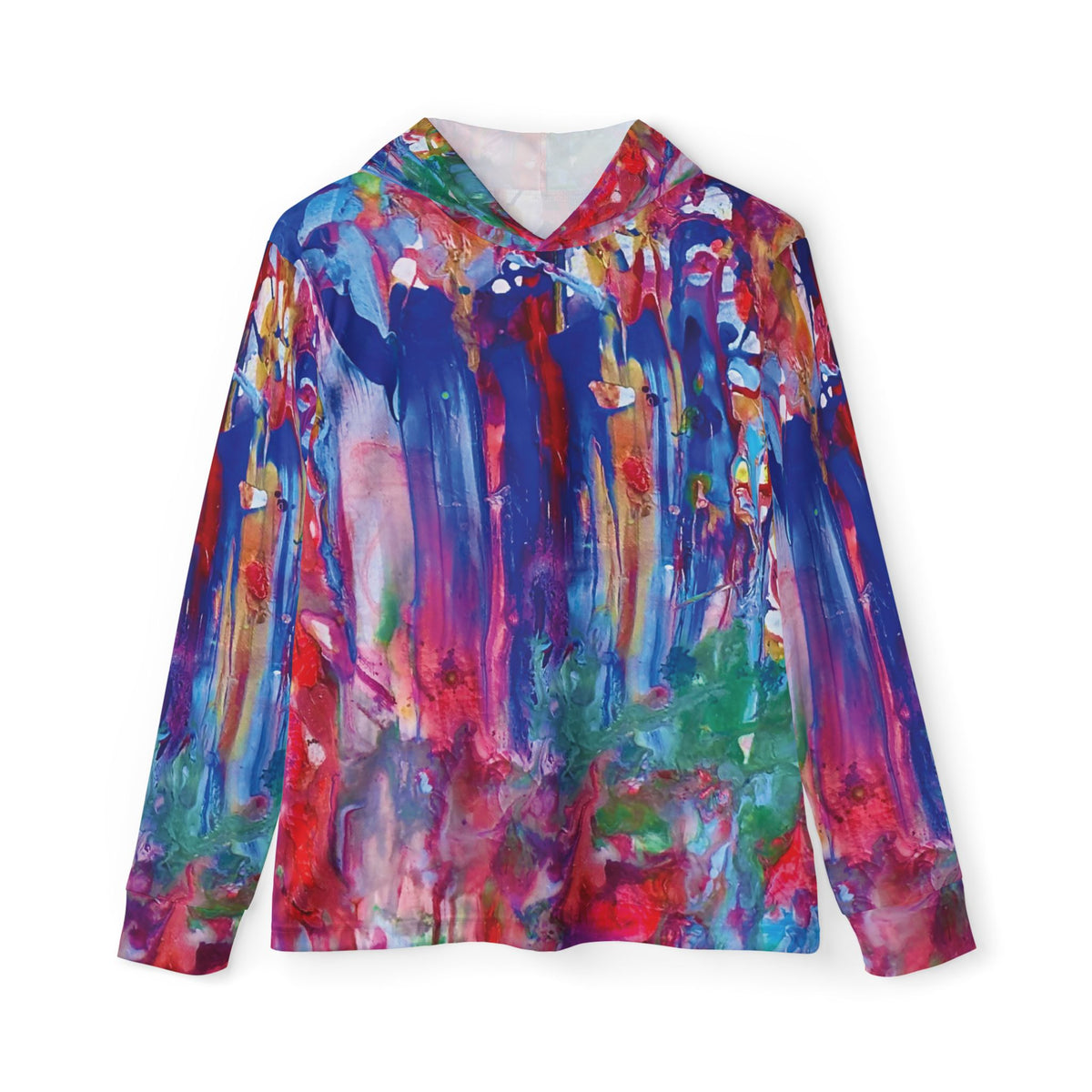 Waterfall | Men's Wearable Art Sports Warmup Hoodie by KYSCOMA