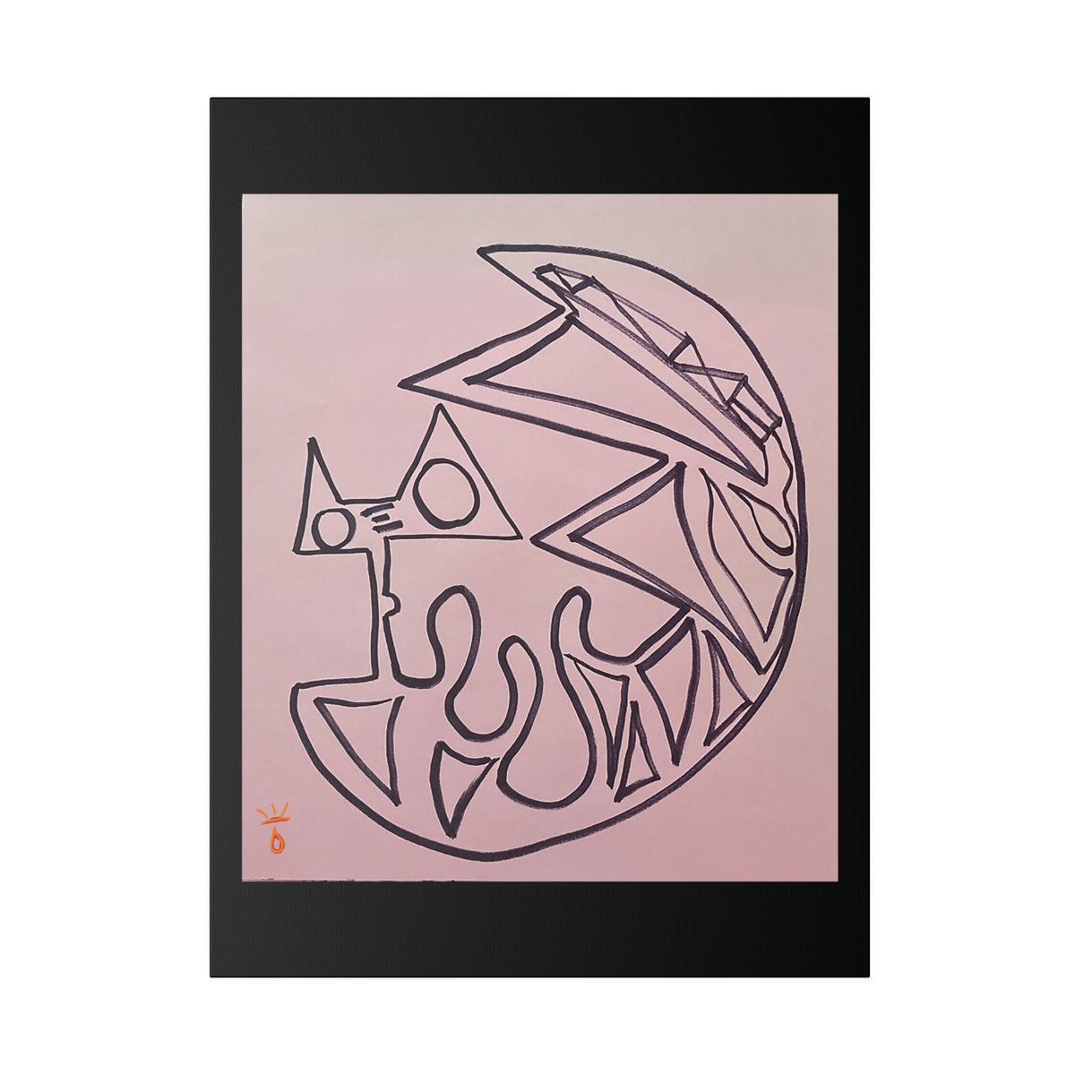 "Cat Sleeping" Limited Print Canvas, by: KYSCOMA