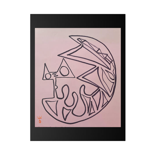 "Cat Sleeping" Limited Print Canvas, by: KYSCOMA