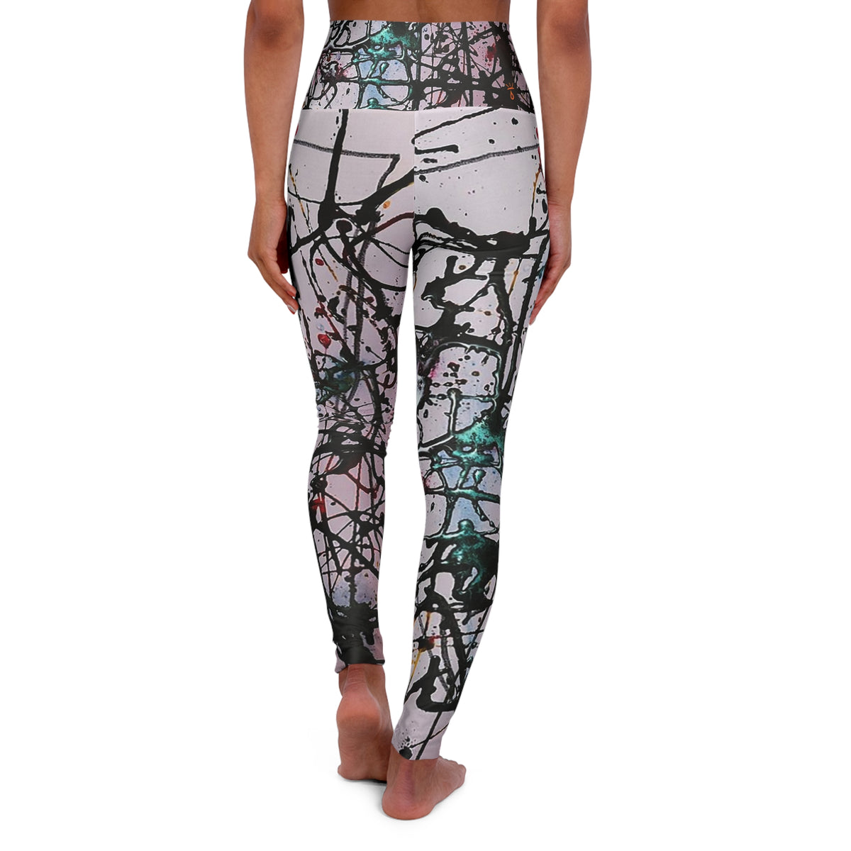 Total Homage to JP High Waisted Yoga Leggings (AOP)