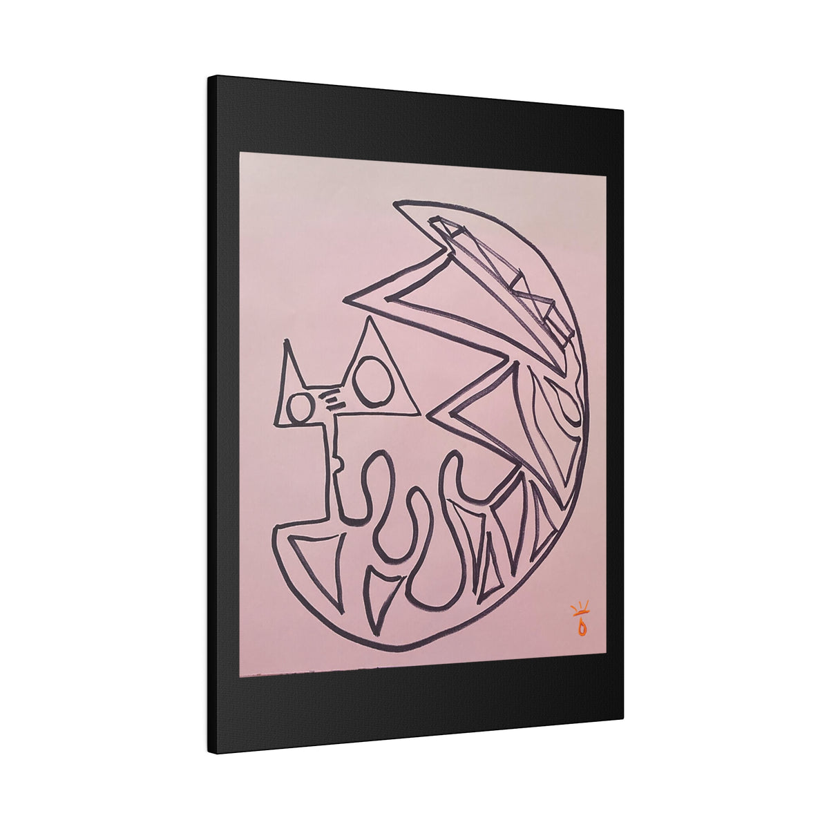 "Cat Sleeping" Limited Print Canvas, by: KYSCOMA