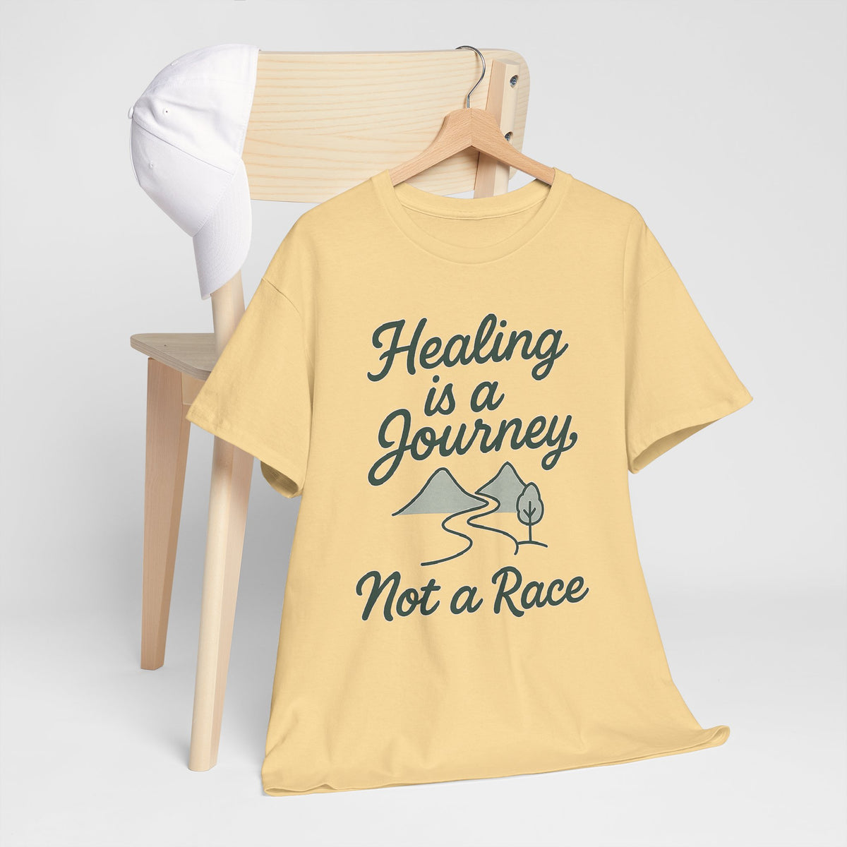 Healing is a Journey, Not a Race, Comfortable, Unisex, Inspirational T-Shirt