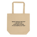 Eco Tote Bag  | What should we do?