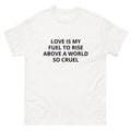 Men's classic tee | Love is my fuel