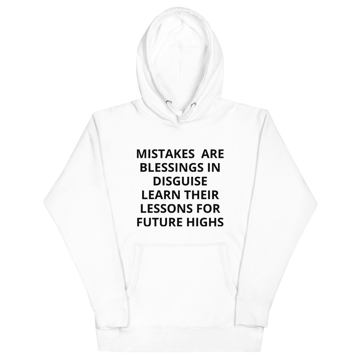 Unisex Hoodie | Mistakes are lesson