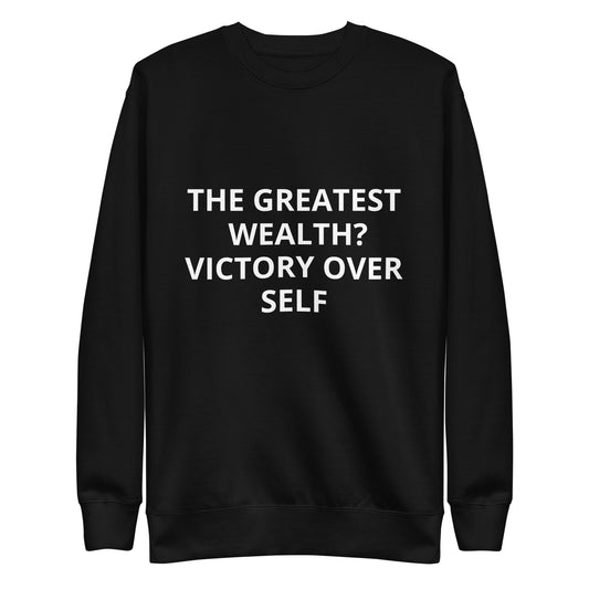 Unisex Premium Sweatshirt | The Greatest Wealth