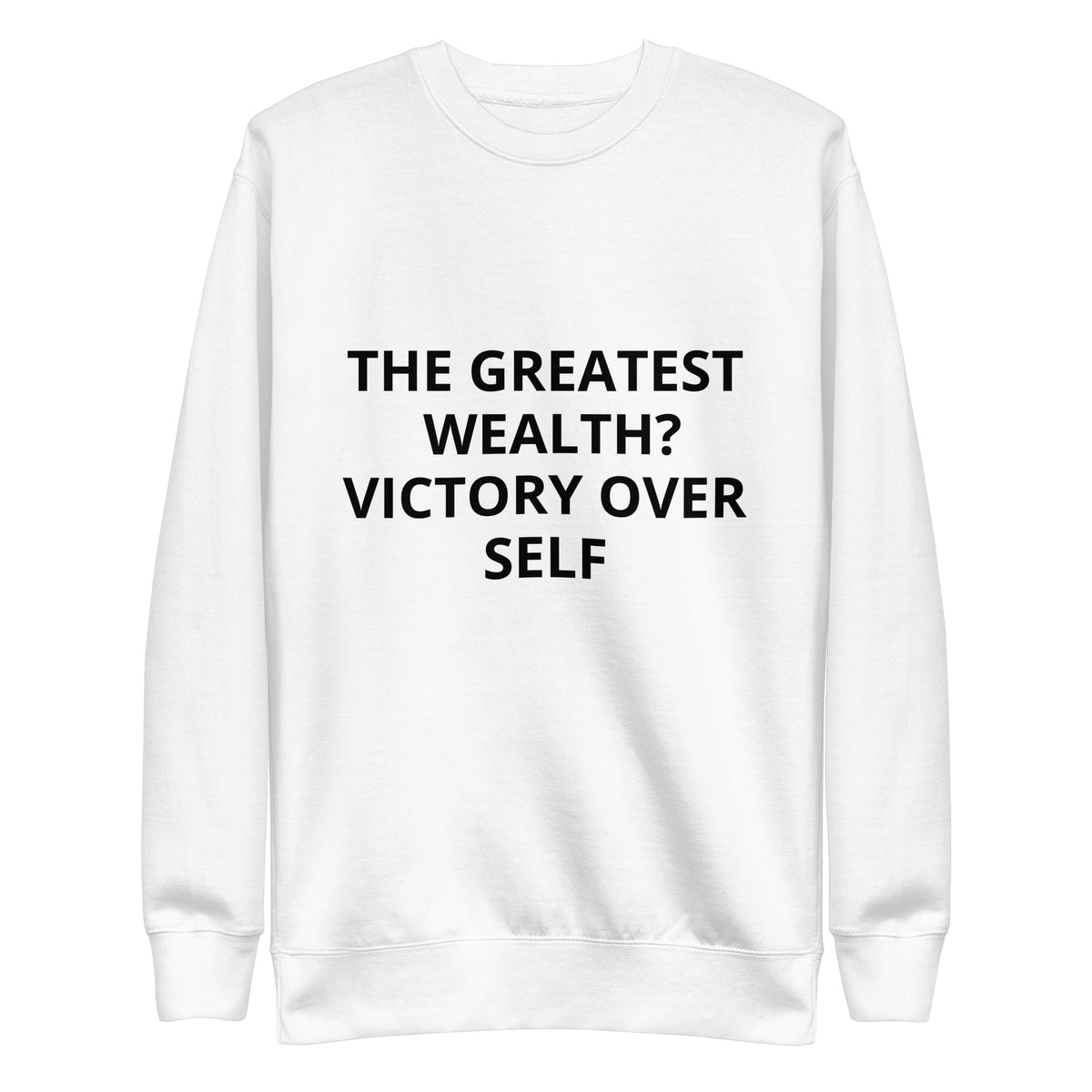 Unisex Premium Sweatshirt | The Greatest Wealth