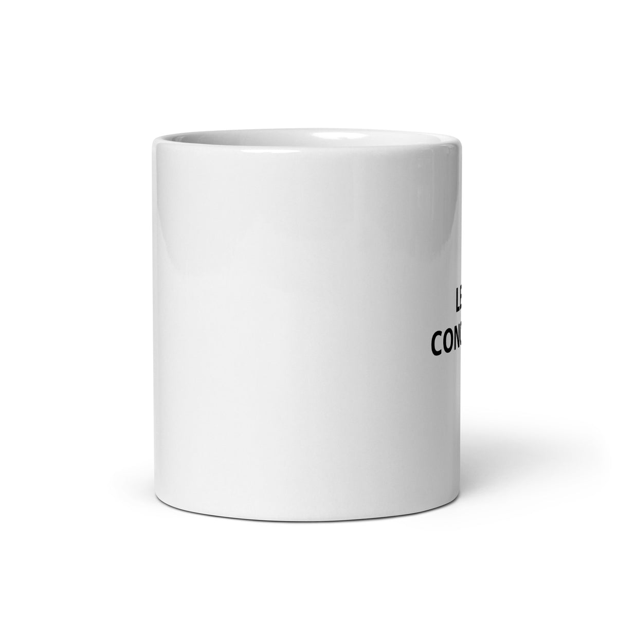White glossy mug | Let love