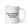 White glossy mug | When Distraught