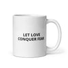White glossy mug | Let love