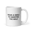 White glossy mug | WEAR A SMILE