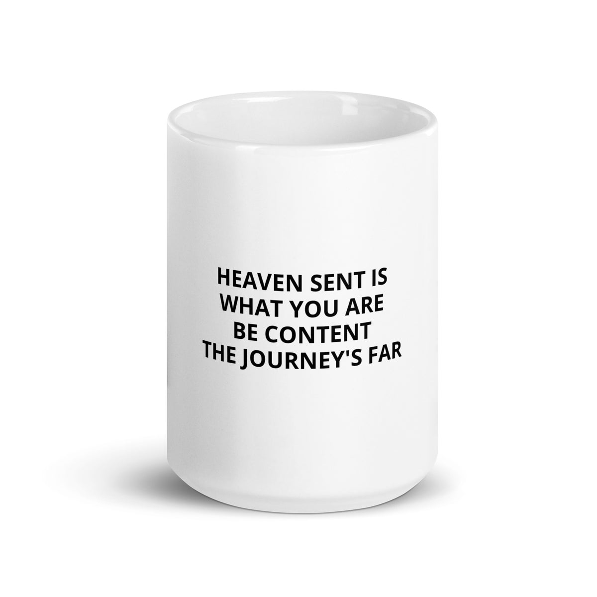 White glossy mug | Heaven Sent