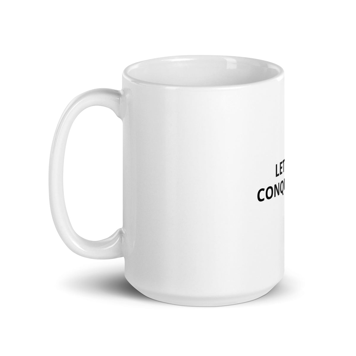 White glossy mug | Let love