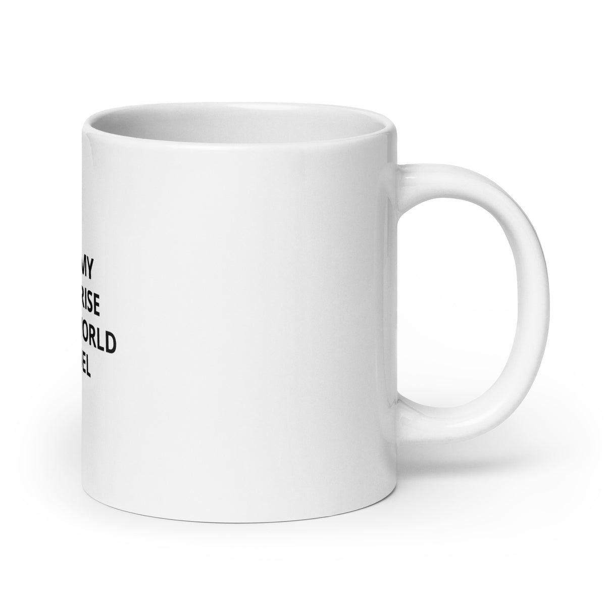 White glossy mug| Love is my fuel