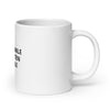 White glossy mug | WEAR A SMILE