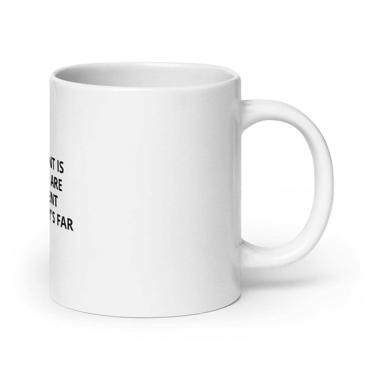 White glossy mug | Heaven Sent